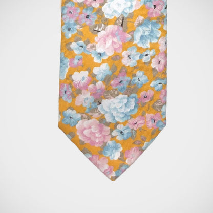 'Golden Floral' Tie