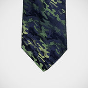 'Navy & Green Camo' Tie