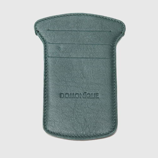 'Pocket Square & Card Holder-Green' Wallet