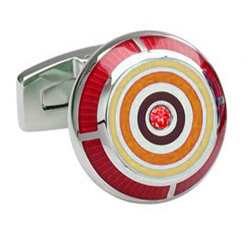 'Red Bull's eye' Cufflinks