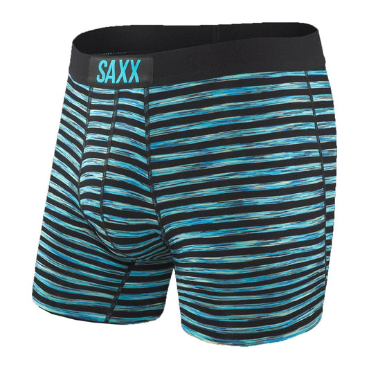 'Space Dyed Stripe-Blue' Boxer Briefs