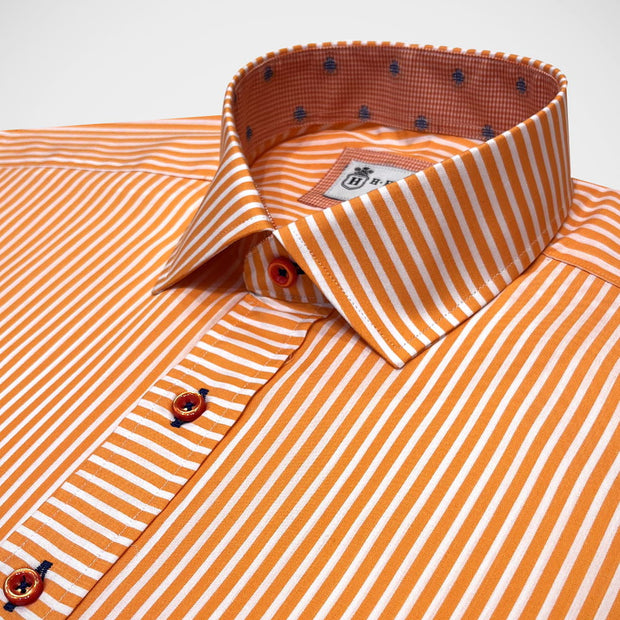 'Tangerine Stripe' Dress Shirt