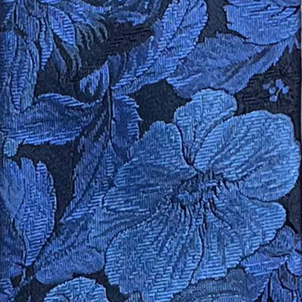 'Blue on Blue Floral' Tie