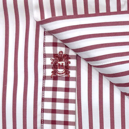 'Burgundy Banker' Dress Shirt