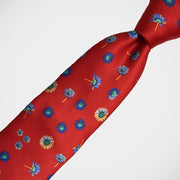 'Daisies on Red' Tie