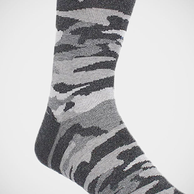 'Camo in Grey' Socks