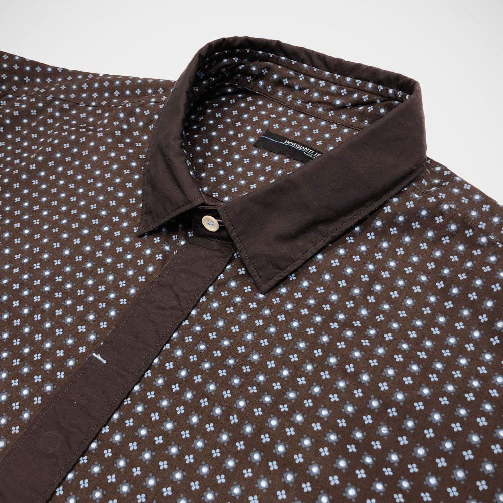 'Brown Neat' Sport Shirt