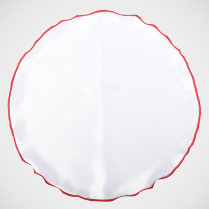 H. Halpern Esq. ‘White with Red Trim’ Pocket Circle