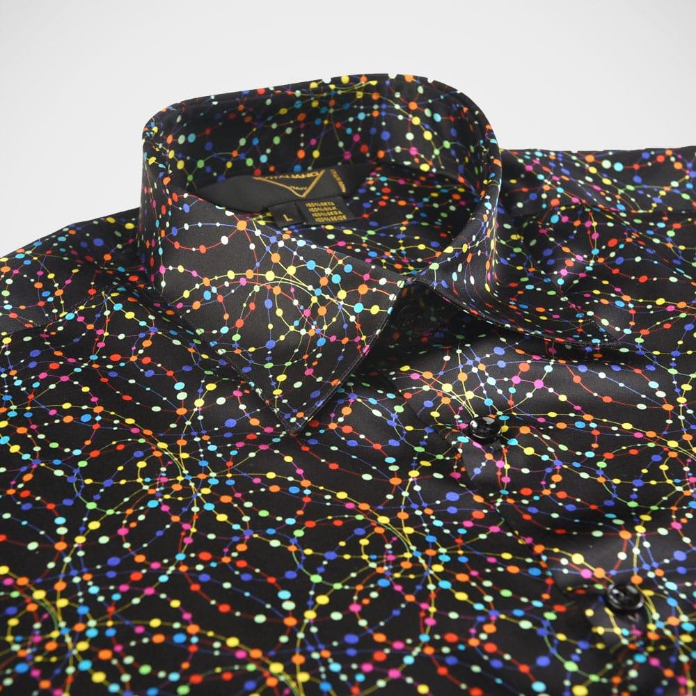 Vitaliano 'Confetti' Silk Shirt