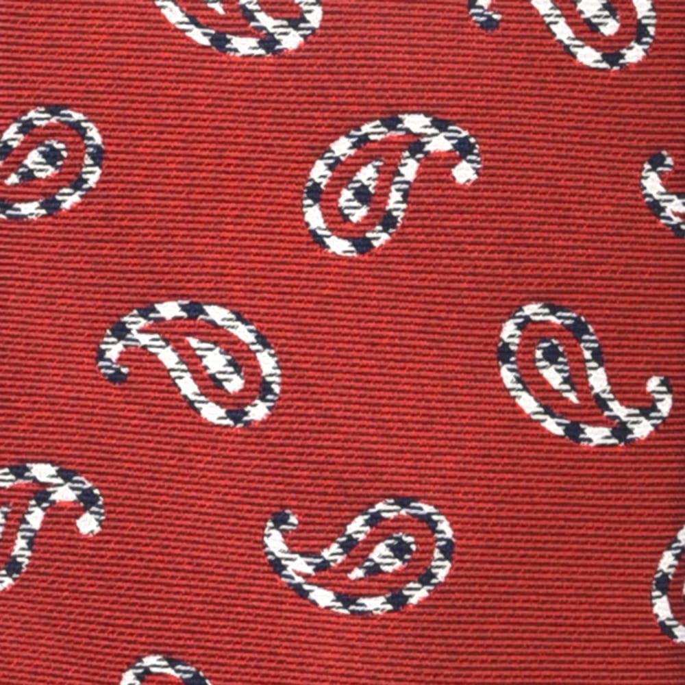 H. Halpern Esq. 'Check Paisley on Red' Tie