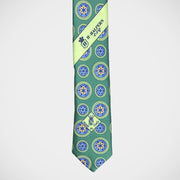 'Medallions on Green' Tie