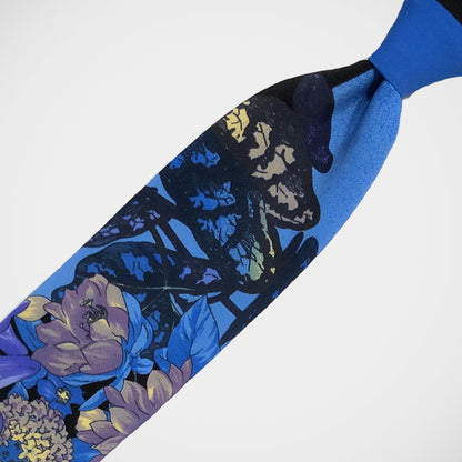 'Blue Panel Design' Tie