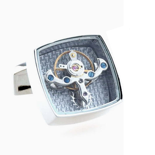 'Gears in Motion-Square' Cufflinks