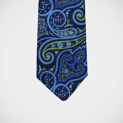 'Green and Blue Paisley' Tie