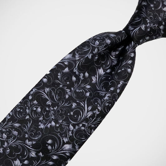 'Silver Filigree' Tie