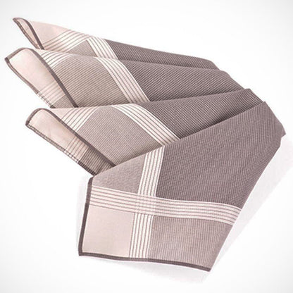 'Coloured Cotton 3-Pack' Handkerchiefs