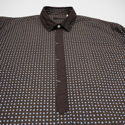 'Brown Neat' Sport Shirt