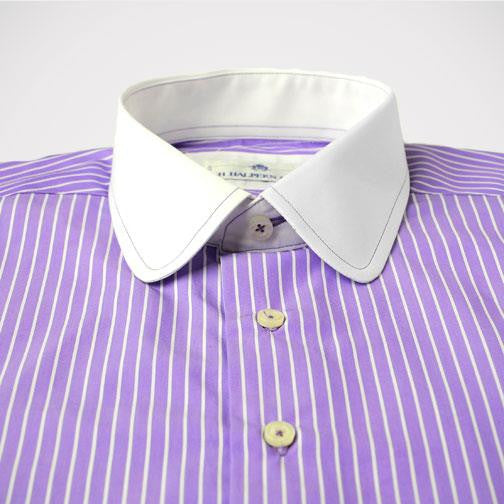 H. Halpern Esq. 'Purple Martin' Dress Shirt buttons
