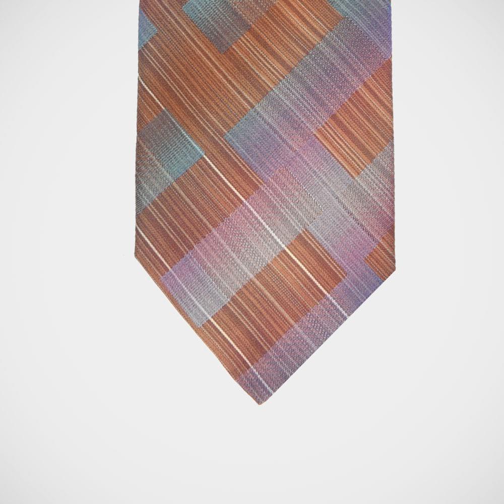 H. Halpern Esq. 'Iridescent Check - Bronze' Tie