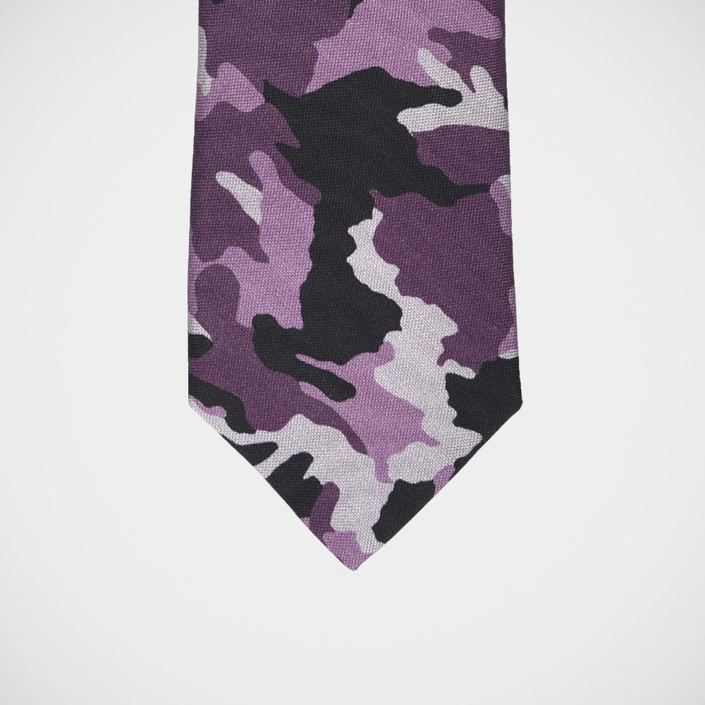 H. Halpern Esq. 'Camo in Purple' Tie