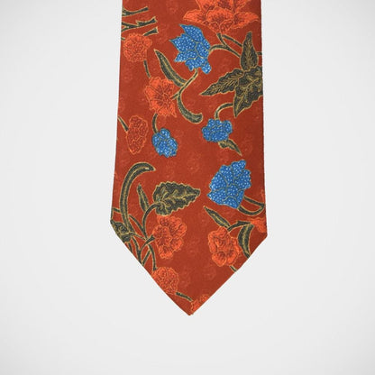 H. Halpern Esq. 'Rust Floral' Tie