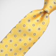 'Navy Neat on Yellow' Tie