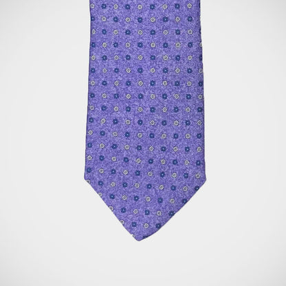 'Neat design on Purple' Tie