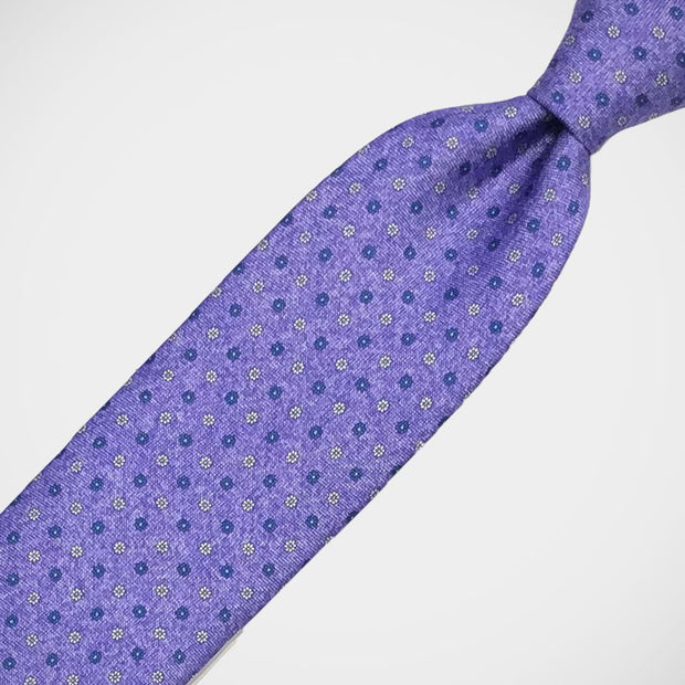 'Neat design on Purple' Tie