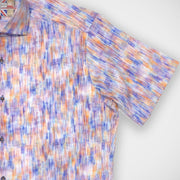 'Orange Abstract' Short Sleeved Sport Shirt