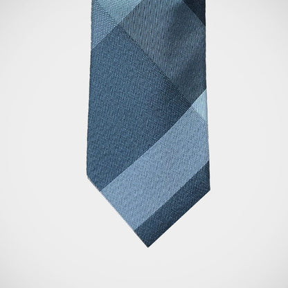 'Oversized Plaid in Teal' Tie