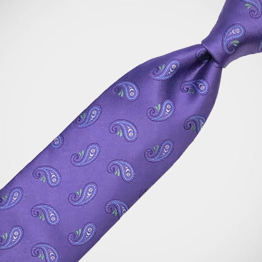 'Purple with Paisley' Tie