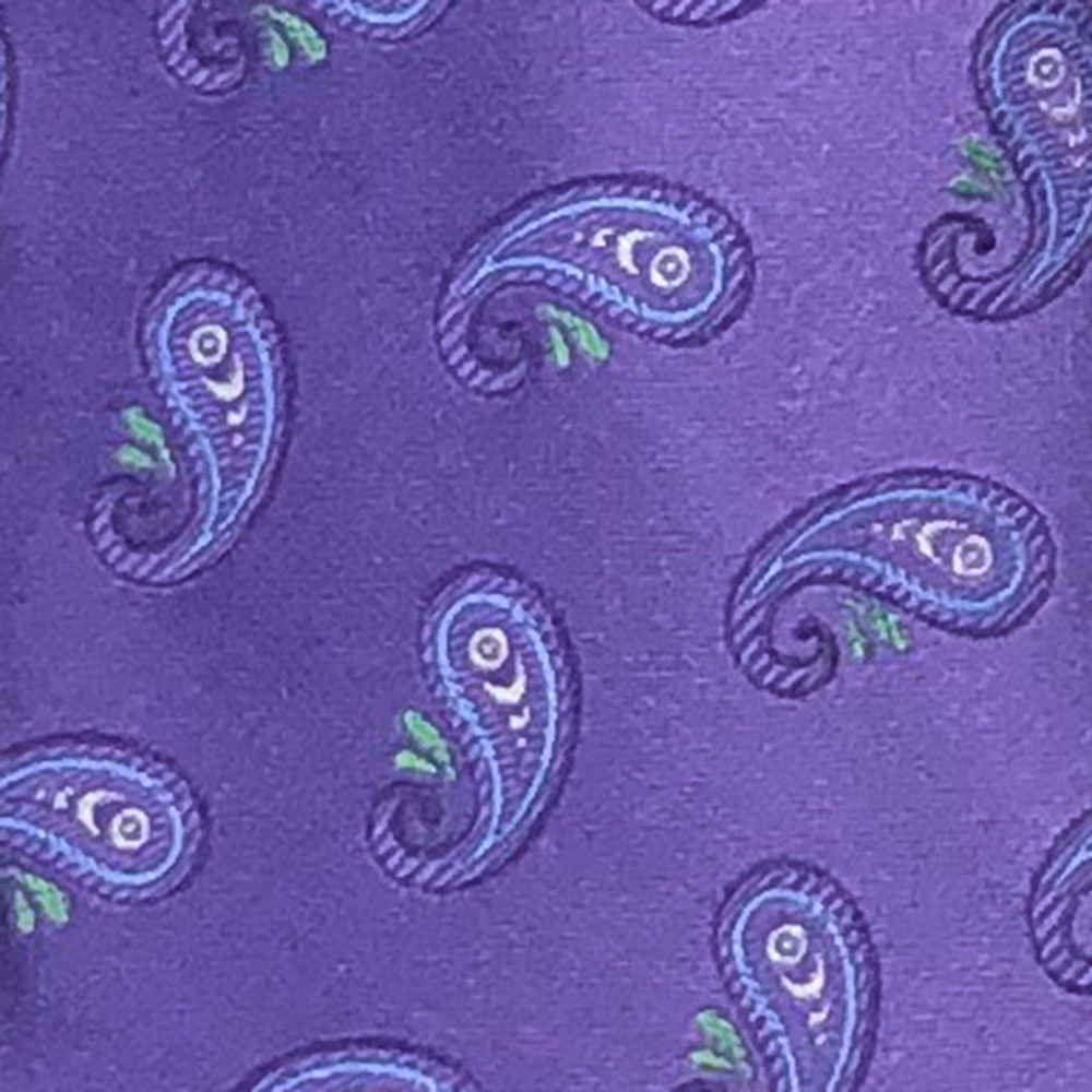 'Purple with Paisley' Tie