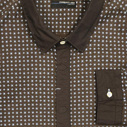 'Brown Neat' Sport Shirt