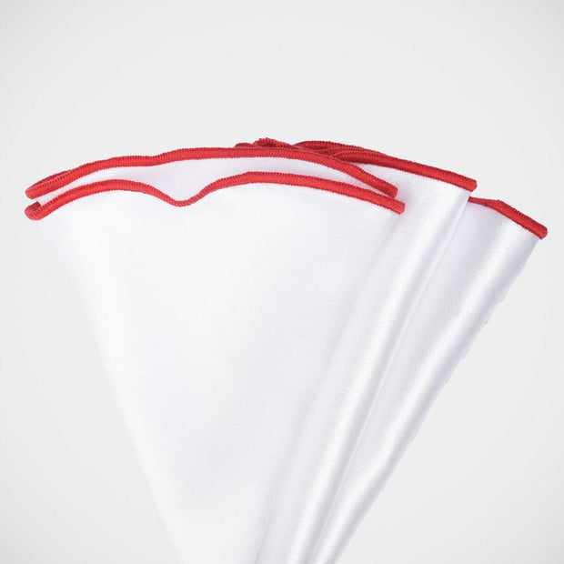 H. Halpern Esq. ‘White with Red Trim’ Pocket Circle
