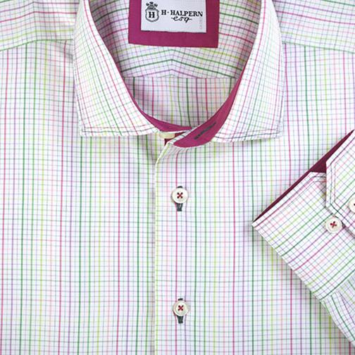 H. Halpern Esq. 'Spring Check' Dress Shirt