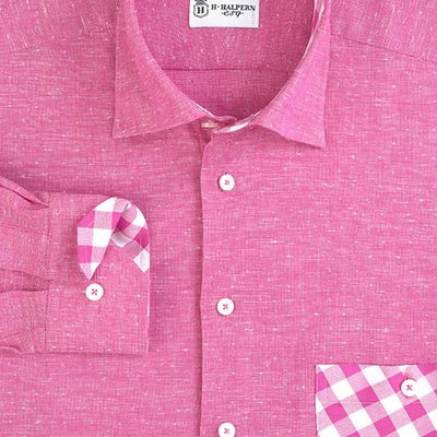 H. Halpern Esq. 'Check Your Pocket' Sport Shirt