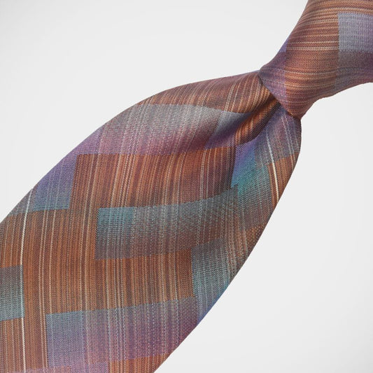 H. Halpern Esq. 'Iridescent Check - Bronze' Tie