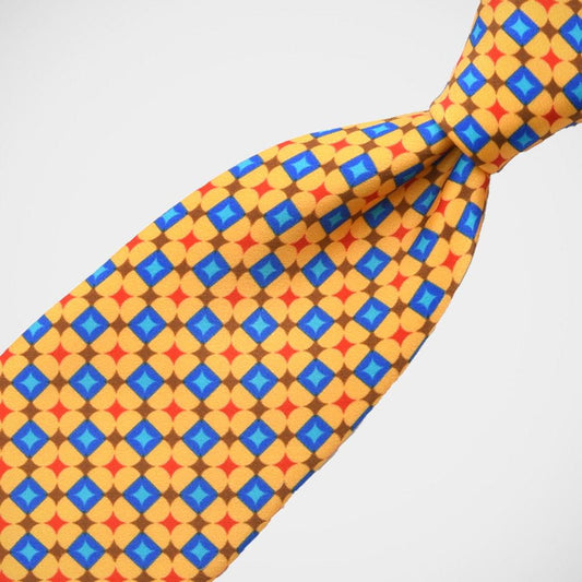 H. Halpern Esq. 'Yellow Geometric' Tie