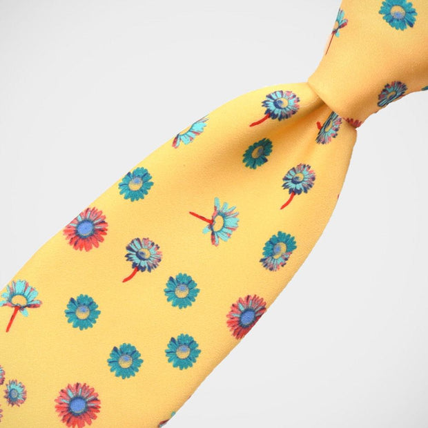 H. Halpern Esq. 'Yellow with Daisies' Tie