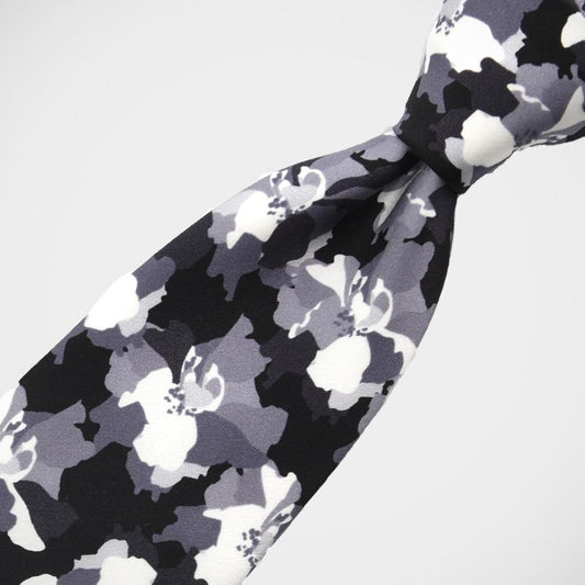 H. Halpern Esq. 'Black & White Floral' Tie