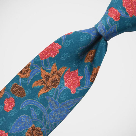 H. Halpern Esq. 'Teal Floral' Tie