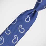 'Paisley Outlines on Blue' Tie