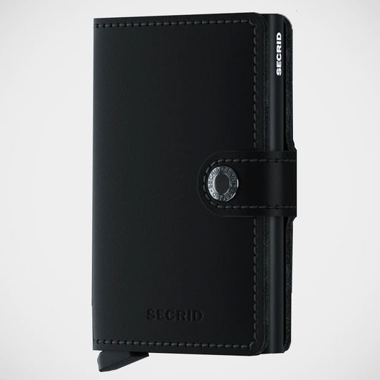 'Miniwallet - Matte Black-Black' Wallet