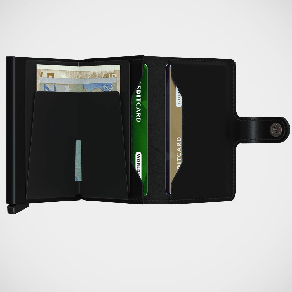 'Miniwallet - Matte Black-Black' Wallet