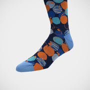 'Soap Bubbles on Blue' Socks