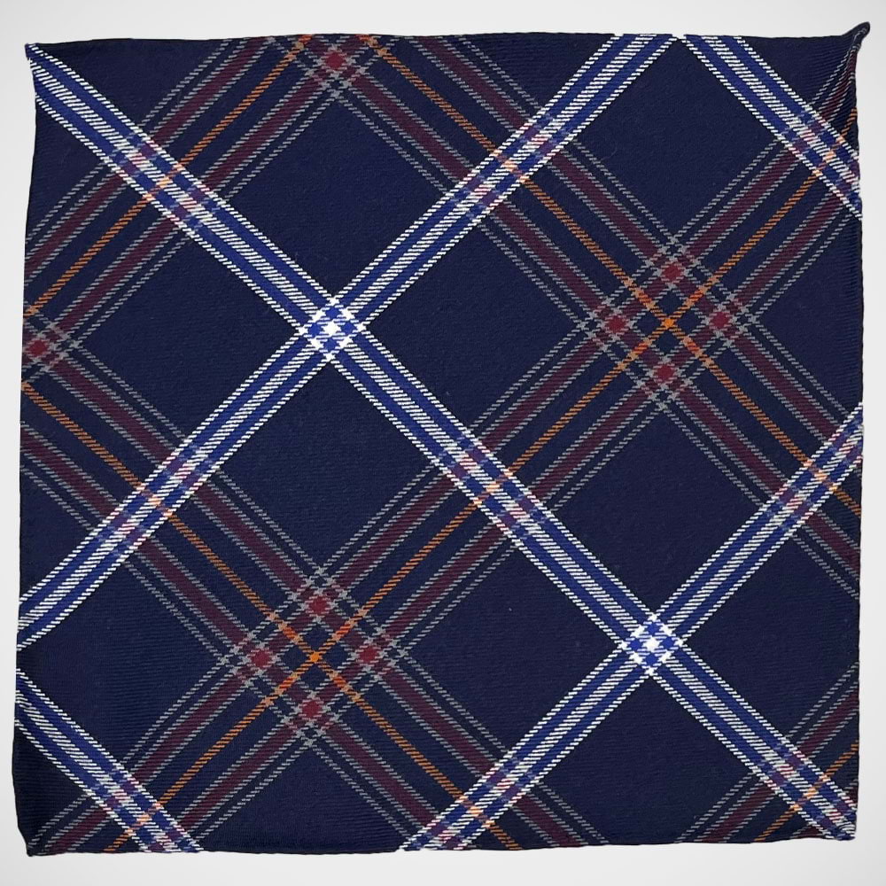 'Wool Plaid' Pocket Square